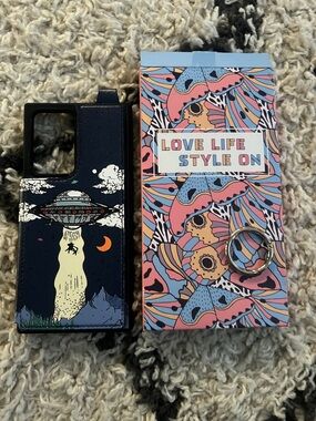 New Samsung note 20 ultra Phone Case with UFO Design and Matching Ring Holder